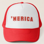 "MERICA Pet (rood) (Voorkant)