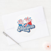 MERICA RONDE STICKER (Envelop)