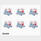 MERICA RONDE STICKER (Vel)