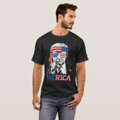 Merica Shirt blij 4 juli Merica Trump (Voorkant volledig)