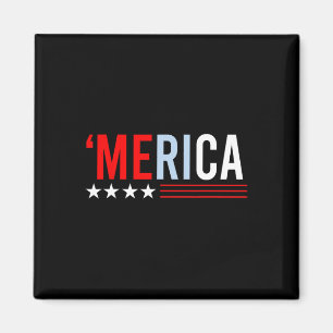 Merica Shirt voor Mannen Vrouwen Kinder Jongens Me Magneet