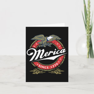 Merica Sinds 17761 Amerikaanse Byld Eagle Mullet S Kaart