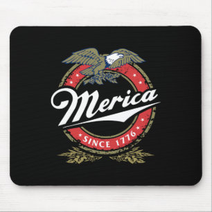 Merica Sinds 17761 Amerikaanse Ld Adelaar Mullet S Muismat