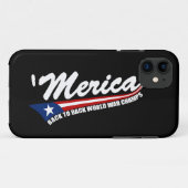 MERICA Swoosh Style World War Champs iPhone 5 Hoes (Achterkant (horizontaal))