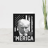 Merica Trump Gelukkig 4 juli Trump Amerikaanse Vla