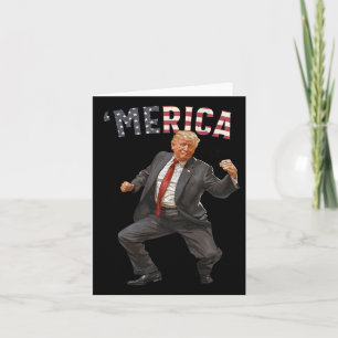 Merica Trump Happy 4th of July Trump Amerikaanse v Kaart