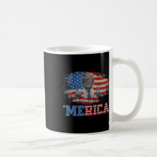 Merica Trump Happy 4th of July Trump Amerikaanse v Koffiemok