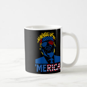 Merica Trump Happy 4th of July Trump Amerikaanse v Koffiemok