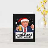 Merica Trump Maak Kerstmis Weer Groot Kaart (Gele Bloem)
