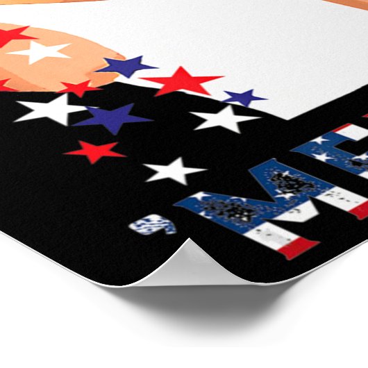 Merica Trump Outfits Don Drink Donald Drink op de  Poster (Hoek)