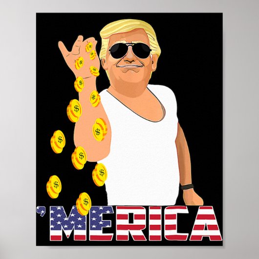 Merica Trump Outfits Poster (Voorkant)