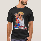 Merica Trump Salt Bae 4 juli 2020 Presidentia T-shirt (Voorkant)