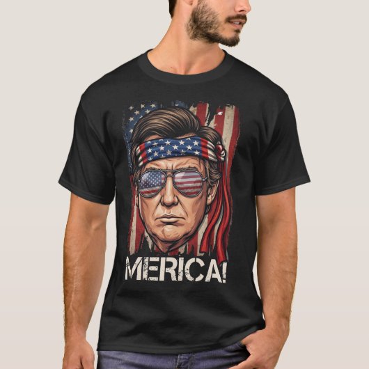Merica Trump!  T-shirt (Voorkant)