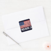 'MERICA U.S. Flag Stickers (Envelop)