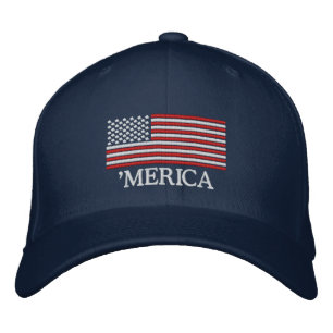 "MERICA US Flag Embroed Pet
