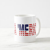 "MERICA US Flag Koffiemok (Voorkant rechts)