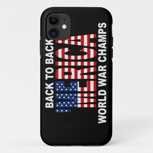 'MERICA US Flag World War Champs i Phone 5 Hoesje (Achterkant)