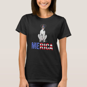 Merica Usa Vlag Duitse Shorthaired Pointer Dog 4th T-shirt
