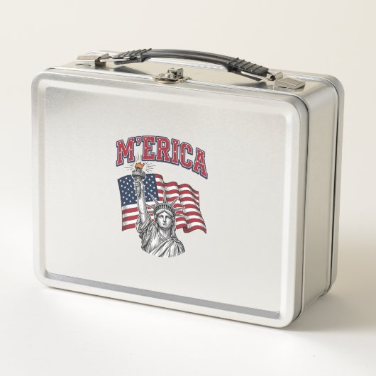 MERICA Vintage Liberty Patriottisch (Voorkant)