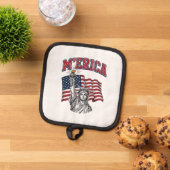 MERICA Vintage Liberty Patriottisch Pannenlap (Top down)
