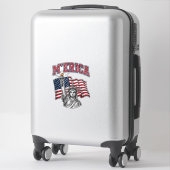 MERICA Vintage Liberty Patriottisch Sticker (Koffer)