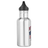 MERICA Vintage Liberty Patriottisch Waterfles (Links)