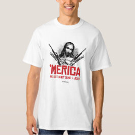 "Merica - We hebben Pistolen en Jezus T-shirt