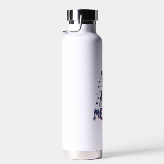 Merica Wire Fox Terrier Dog 4 juli VS Gift Waterfles (Rechts)