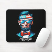 Merica Yeah Abraham Lincoln 4 juli Muismat (Met muis)