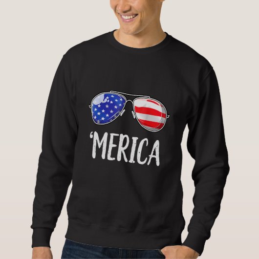 Merica Zonnebril 4 juli Trui (Voorkant)