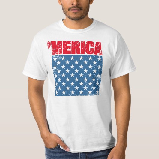 ’Merican flag T-shirt (Voorkant)