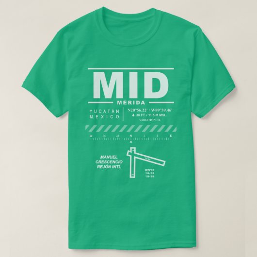 Merida International Airport MID T-Shirt (Design voorkant)