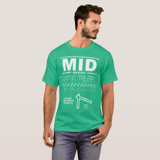 Merida International Airport MID T-Shirt (Voorkant volledig)