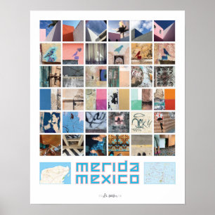 Merida, kleuren en patronen poster