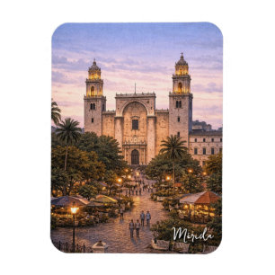 Merida Mexico Reizen Magneet