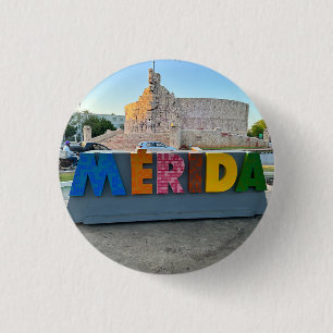 Merida, Mexico - Ronde Button