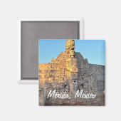 Merida, Mexico - Square Magnet (Voorkant / Achterkant)