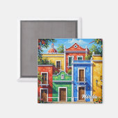 Merida Mexico Travel Magneet (Voorkant / Achterkant)