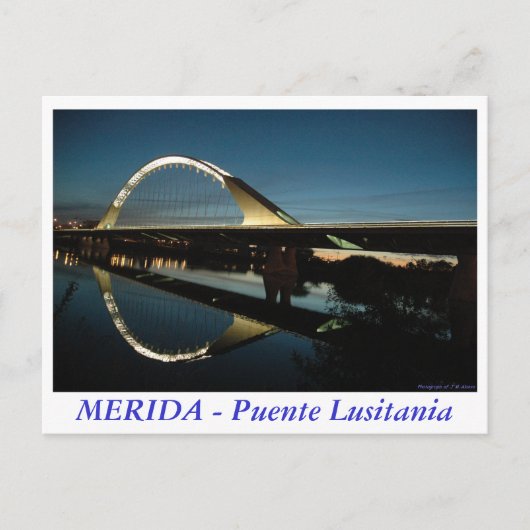 MERIDA - Puente Lusitania Briefkaart (Voorkant)