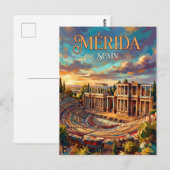 Mérida Spanje Briefkaart (Voorkant / Achterkant)