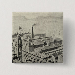 Meriden Britannia Co. Vierkante Button 5,1 Cm