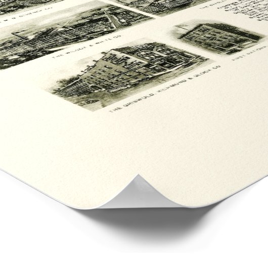 Meriden, CT Panoramic Map - 1918 Poster (Hoek)