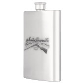 Meriden Fire Arms Co. 1908 Logo Flask Heupfles (Links)