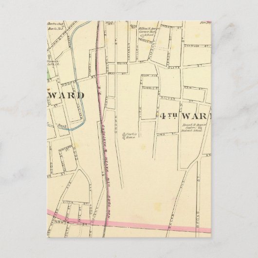 Meriden zuid briefkaart (Voorkant)