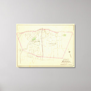 Meriden zuid canvas afdruk