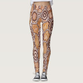 Merideth woestijn Aboriginal Leggings (Voorkant)