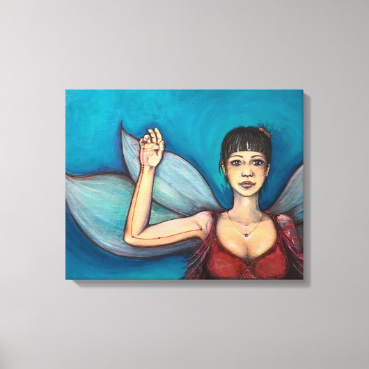 Meridiaan, Fairy Art / Heart Meridian Canvas Afdruk (Voorkant)