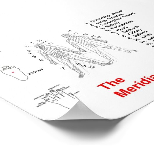 Meridiaans Poster (Hoek)