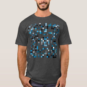 meridiaanse aardewerken, gekleurd 1 t-shirt