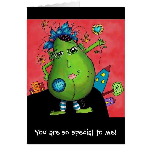 Meridian Avocado, je bent zo speciaal voor mij. (Voorkant)